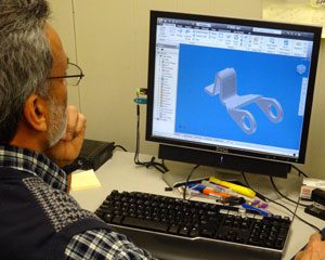 Man Doing His Layout In Autocad
